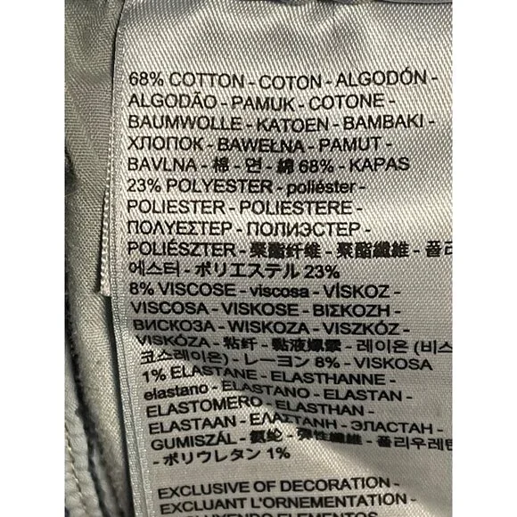 Levi's jeans womens 27 low rise skinny stretch 25 x 30 denim blue - Picture 9 of 12